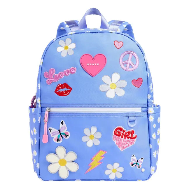Sac à Dos Kane Fleuri | Bleu Clair