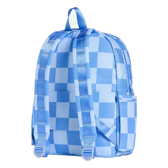 Sac à Dos Kane Charms Carreaux | Bleu pâle