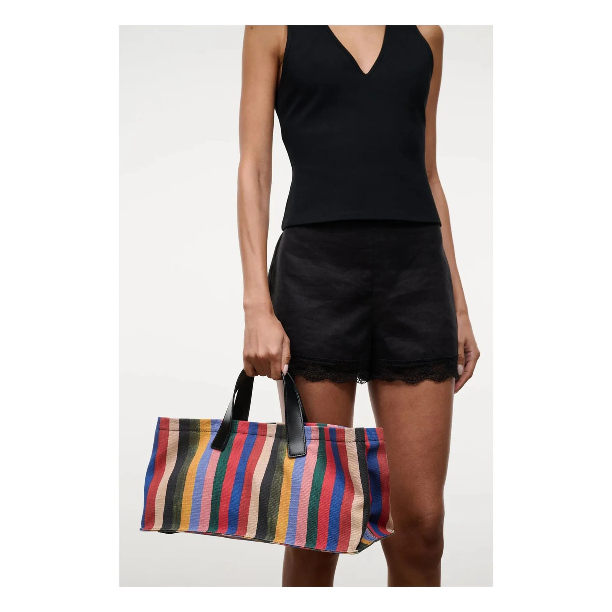 Cabas Port Cuir | Rouge- Image produit n°2