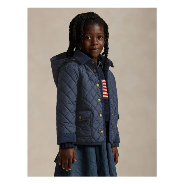 Manteau Matelassé | Bleu marine