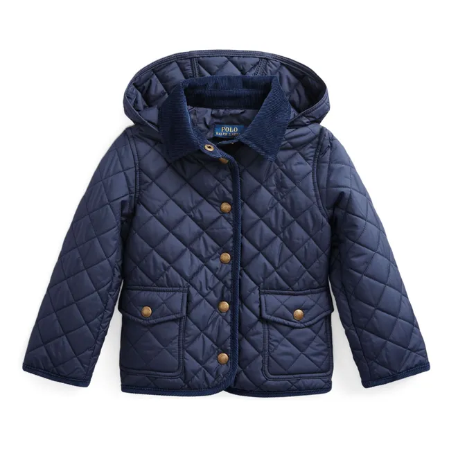 Manteau Matelassé | Bleu marine