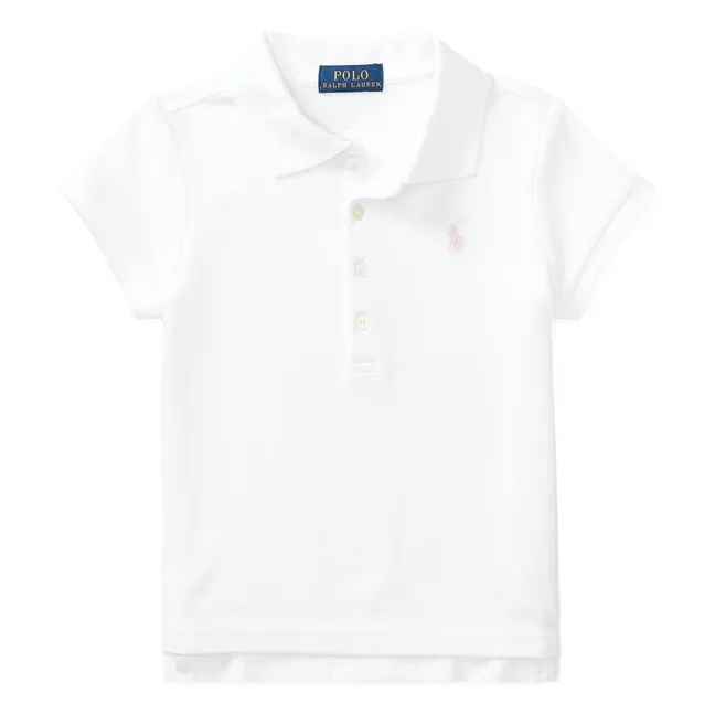 Polo Logo | Blanc