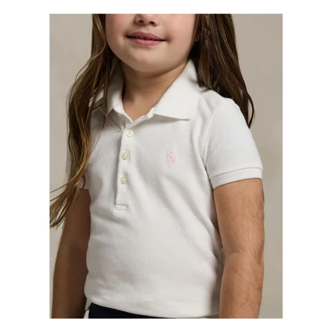 Polo Logo | Blanc