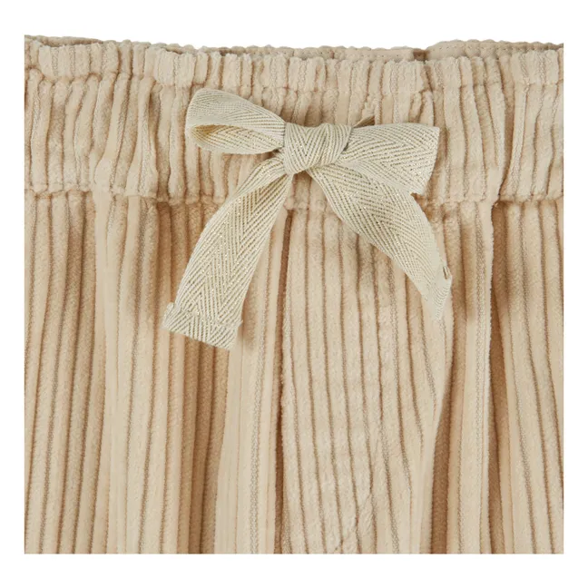 Pantalon Velours Côtelé | Ecru