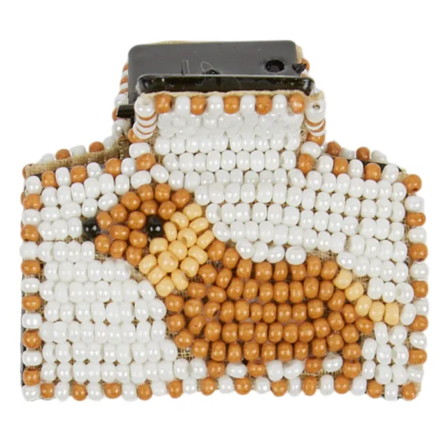 Pince Chien Perles | Blanc