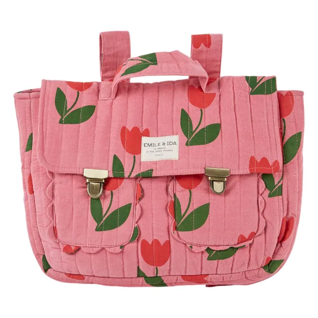 Cartable Tulipes | Rose