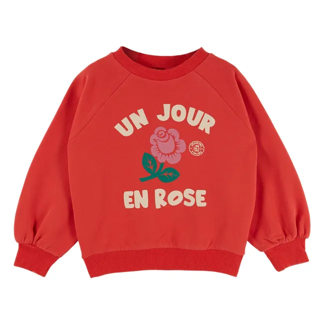 Sweat Coton Bio | Rouge