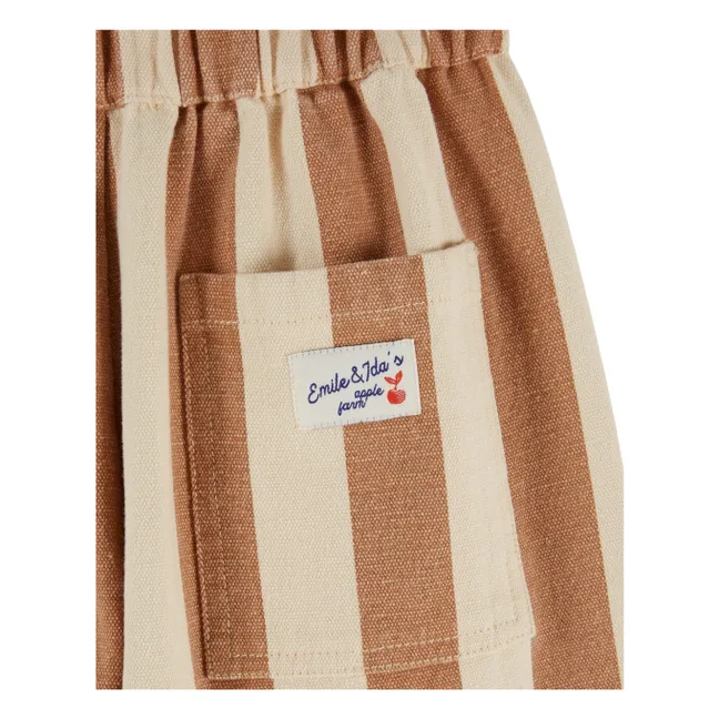 Striped Pants | Ecru