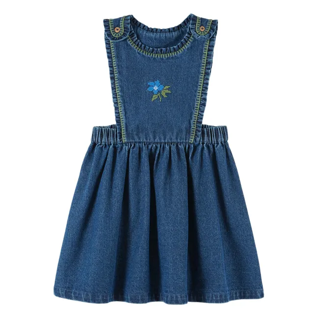 Soor Ploom - Tippi Recycled Denim Cotton Dress - Denim blue