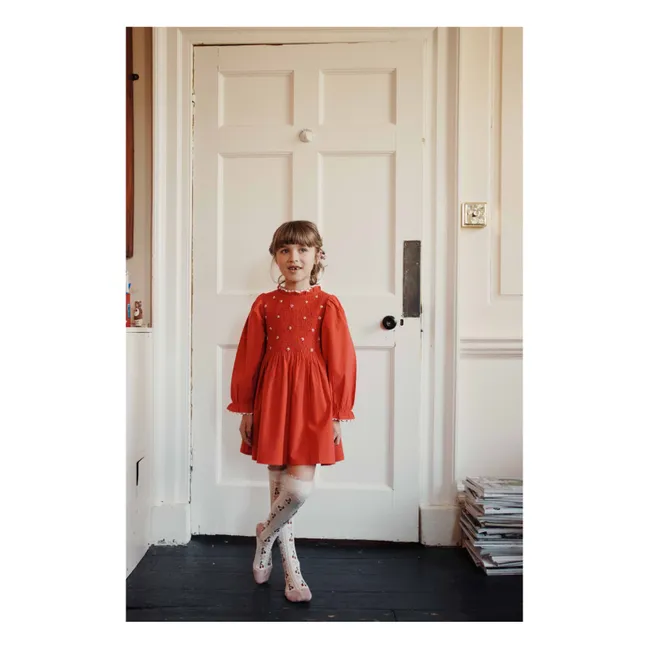 Soor Ploom - Orla Organic Cotton Muslin Dress - Olive green