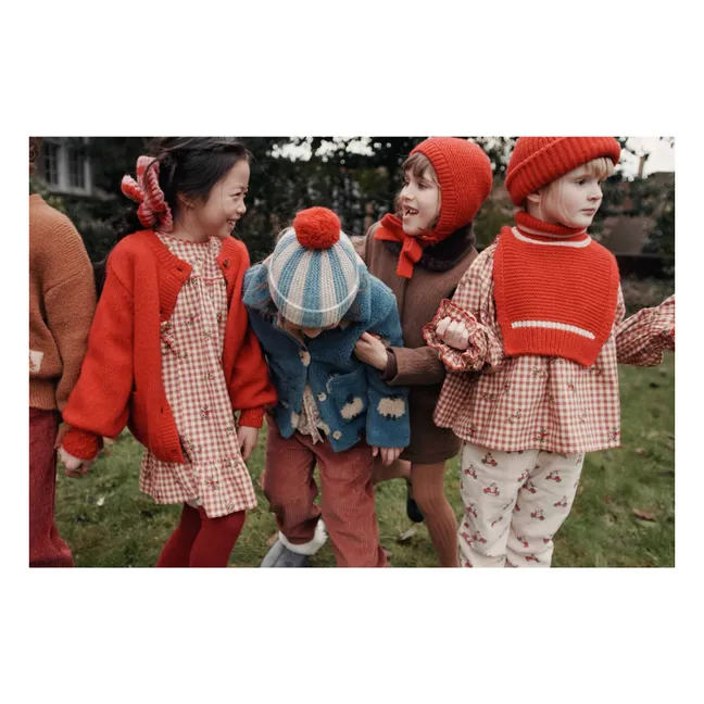 Plastron Laine Mérinos | Rouge