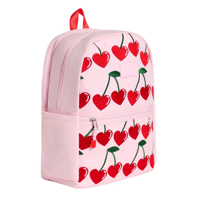 Sac à Dos Double Poches Kane Cerises | Rose