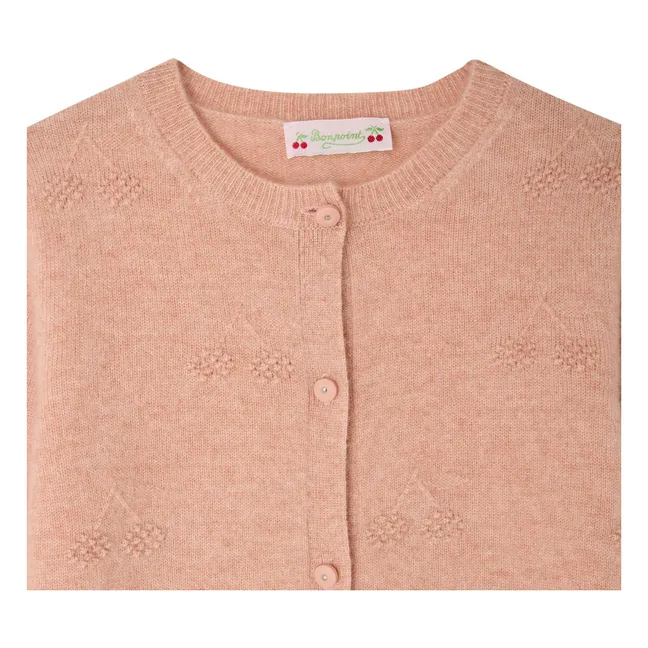 Cardigan Manon Cachemire | Rose