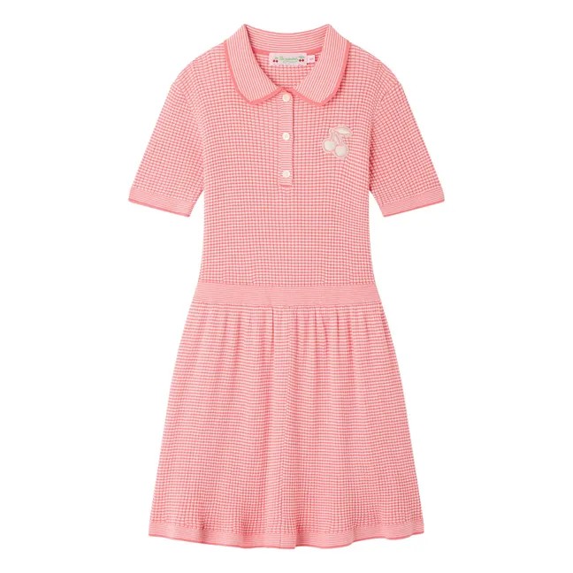 Robe Marlie Coton Bio | Rose bonbon