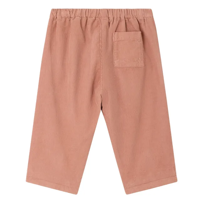 Pantalon Dandy Coton Bio | Vieux Rose