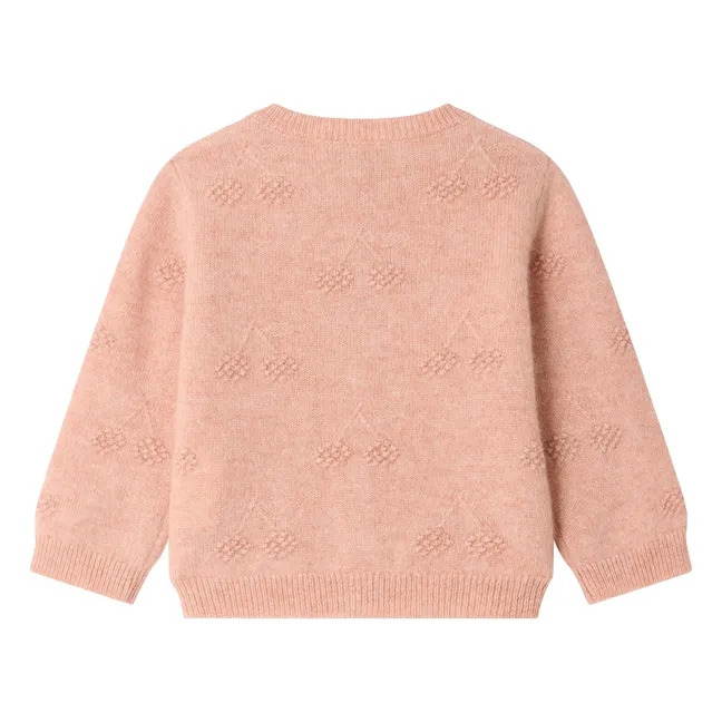 Cardigan Tibile Cachemire | Rose