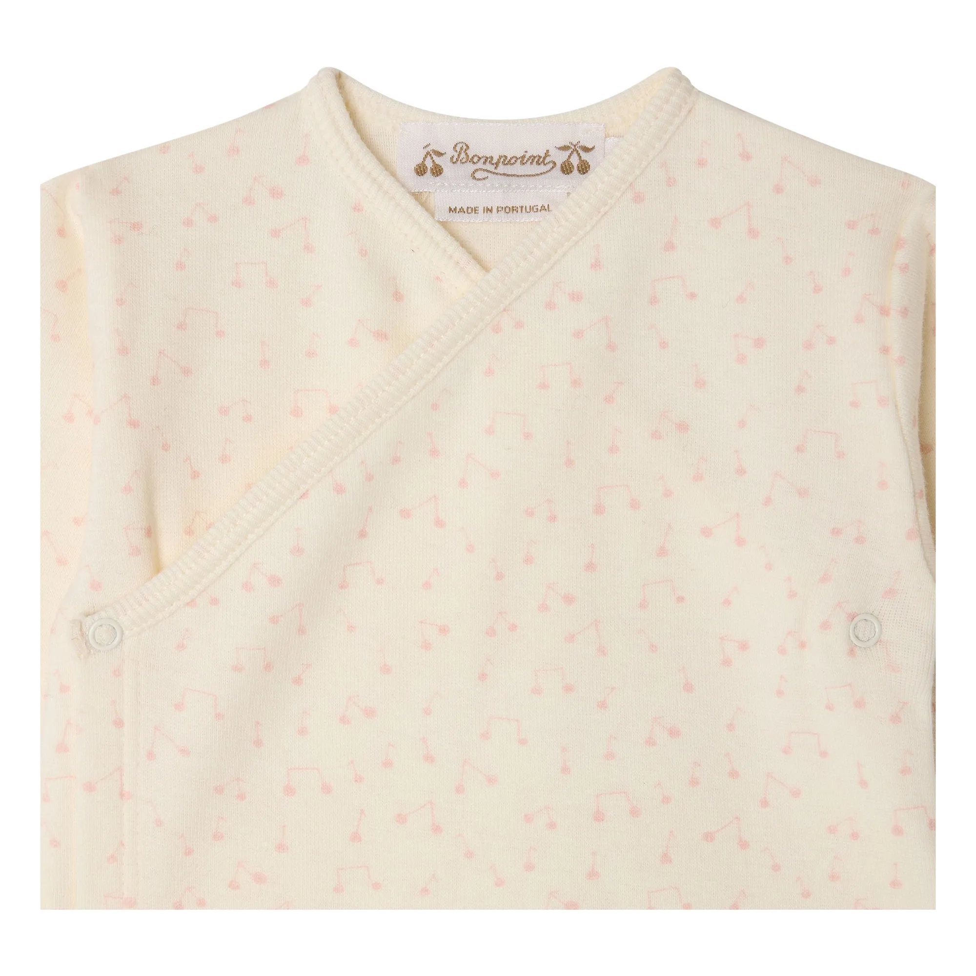 Ensemble Timao T-shirt et Pantalon Coton Bio | Crème- Image produit n°1