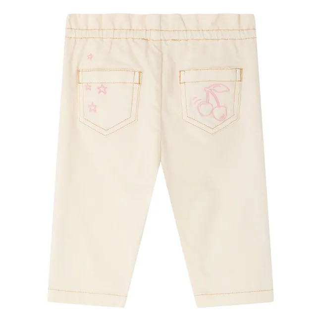 Pantalon Luciole Coton Bio | Ecru