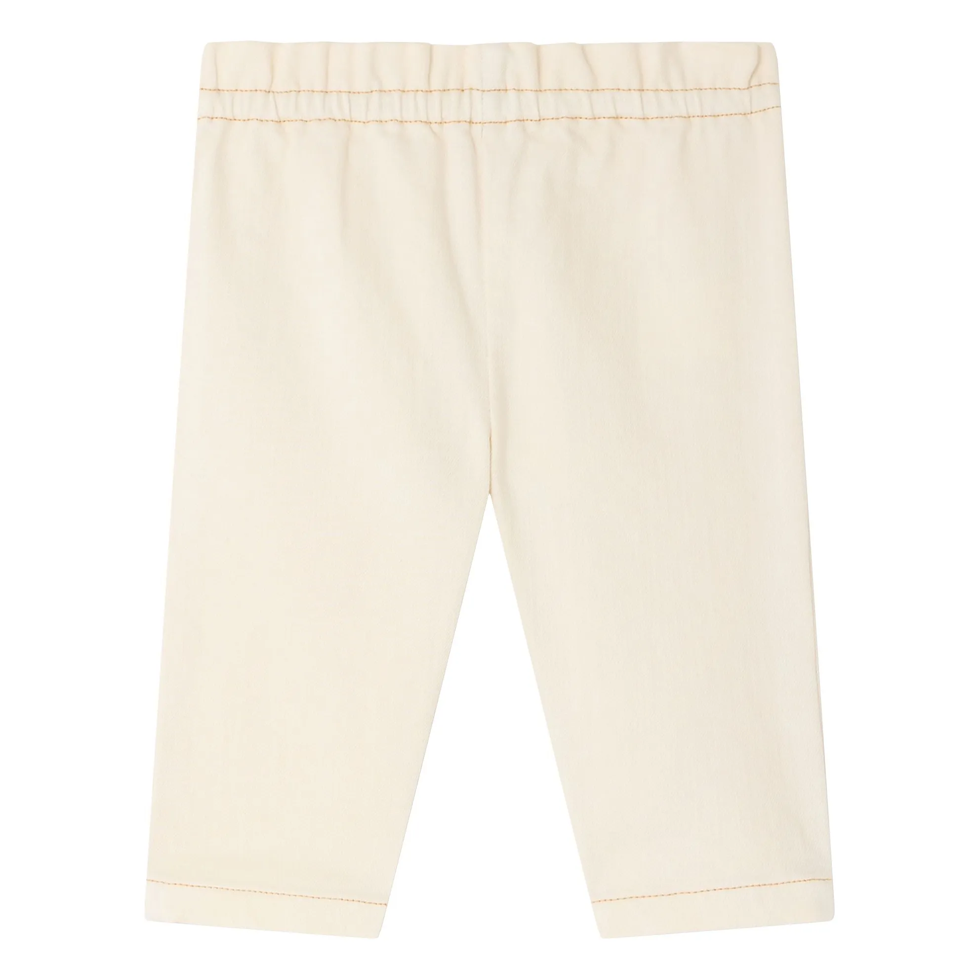 Bonpoint Ecru Luciole Organic Cotton Pants