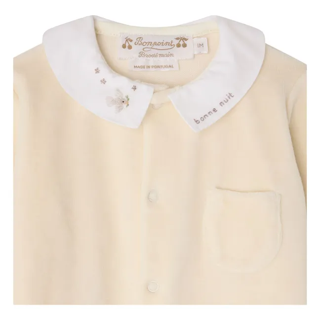 Pyjama Tilouan Coton Bio | Craie