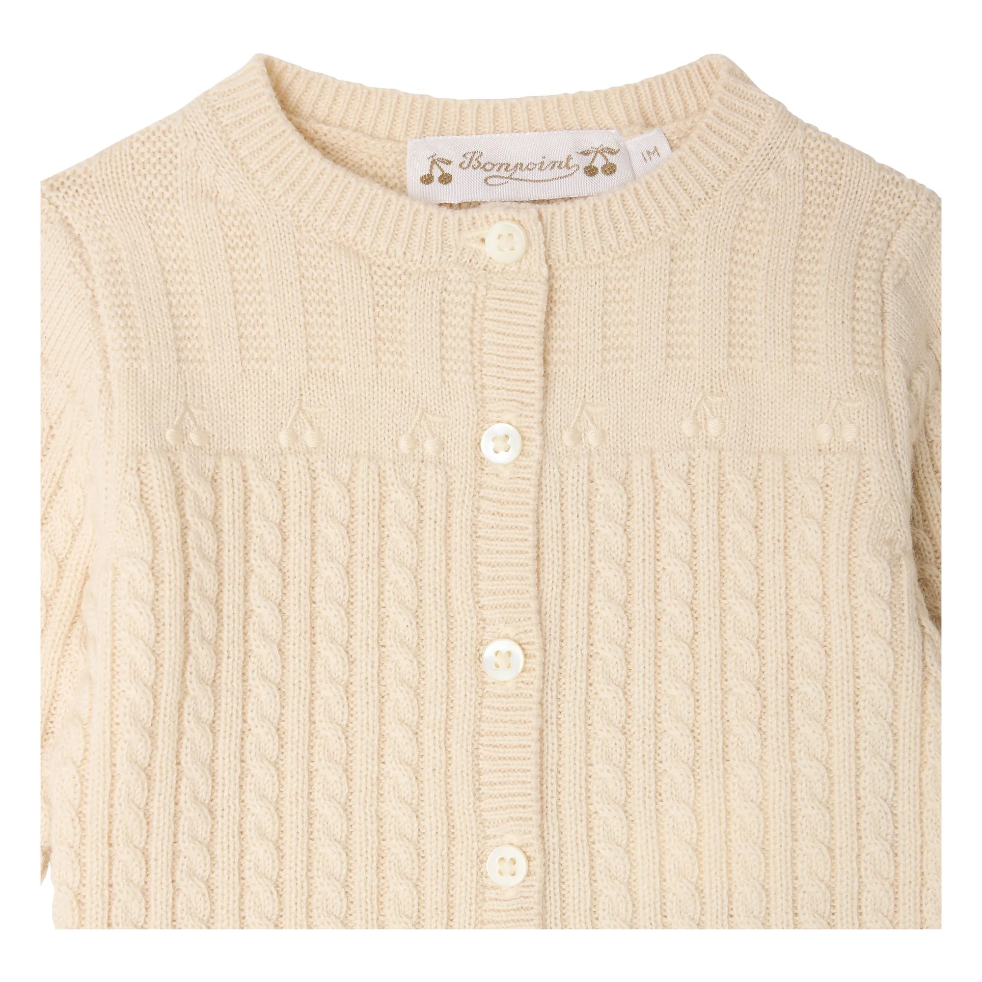 Ensemble Lavina Cardigan et Pantalon Laine | Crème- Image produit n°1