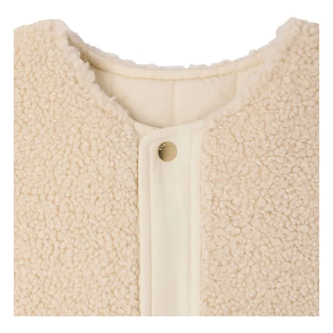 Veste Sans Manches Réversible Maya | Ecru