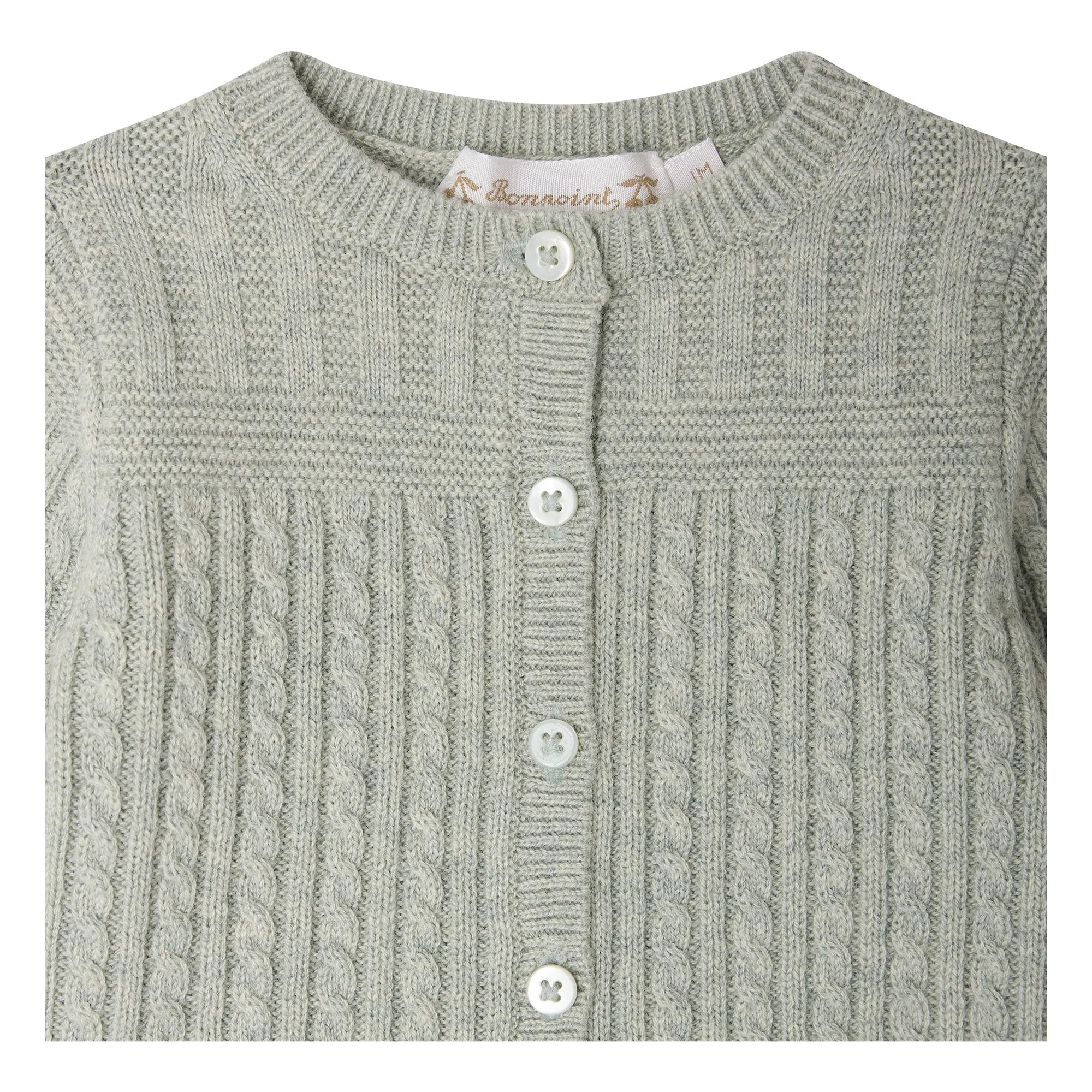 Ensemble Lavinon Cardigan et Pantalon Laine | Gris- Image produit n°1