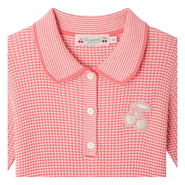Marlie organic cotton dress | Candy pink