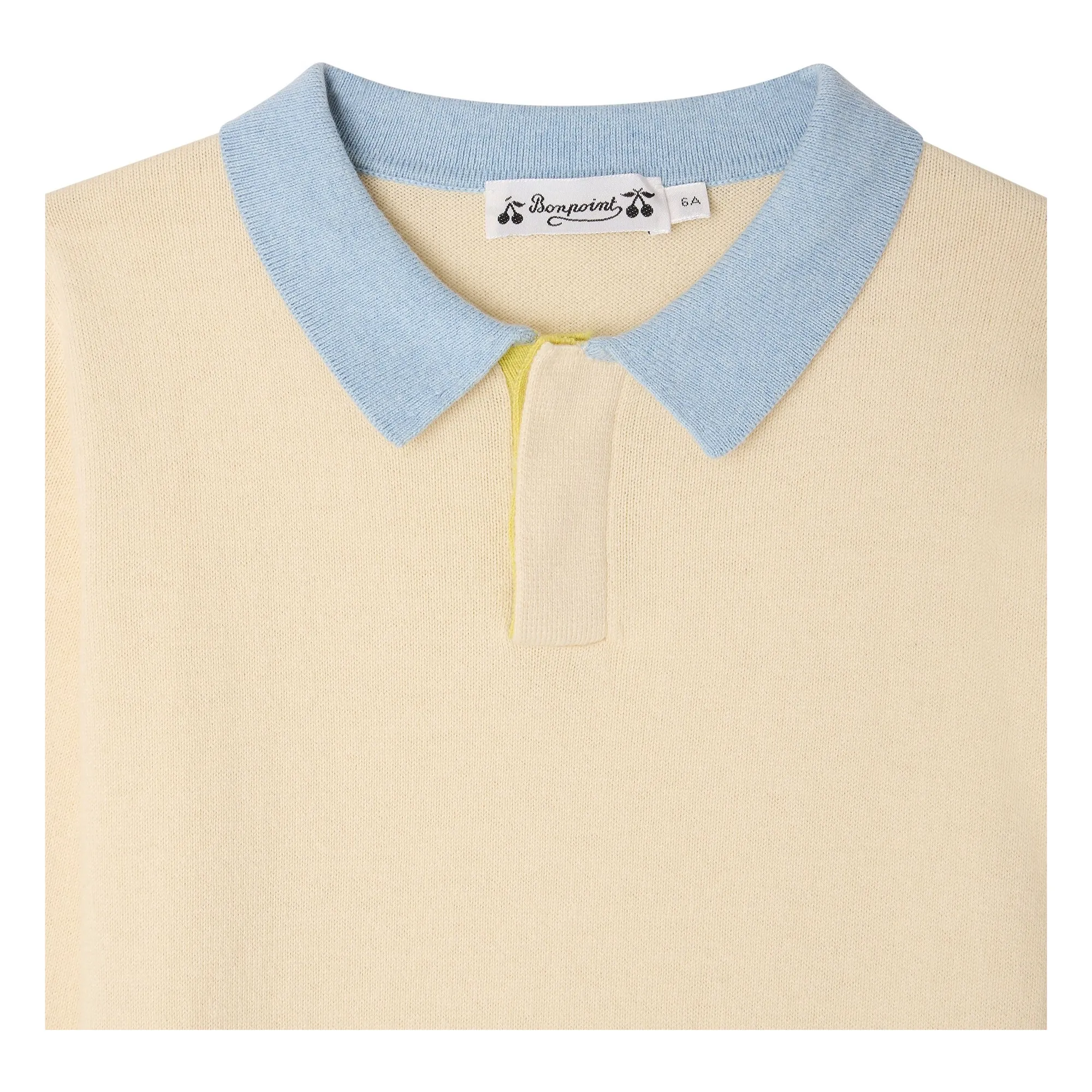 Polo Mae Coton Bio | Ecru- Image produit n°1