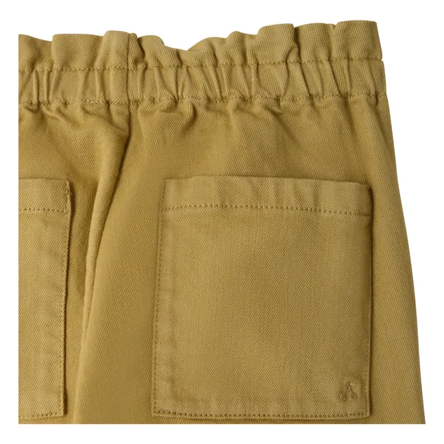 Pantalon July Coton Bio | Vert kaki clair