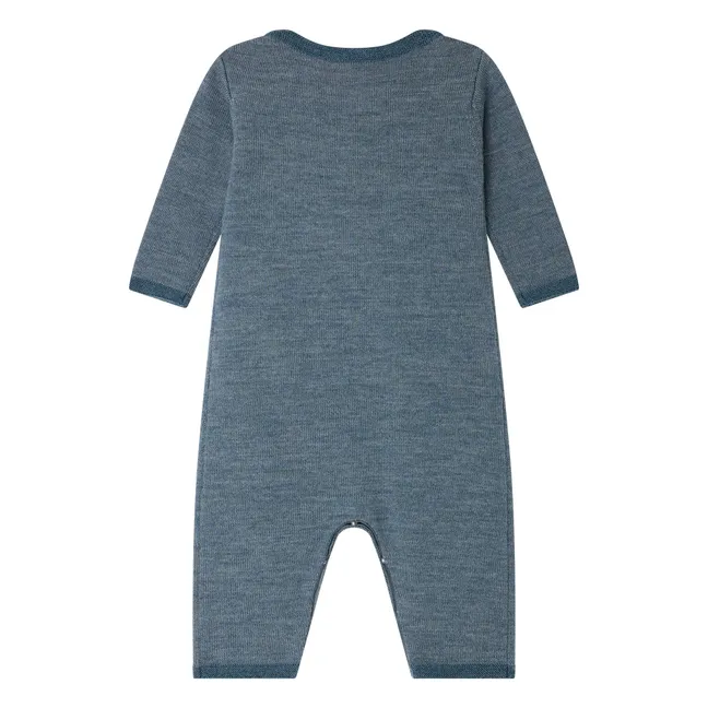 Combinaison Cielo Laine | Bleu de mer