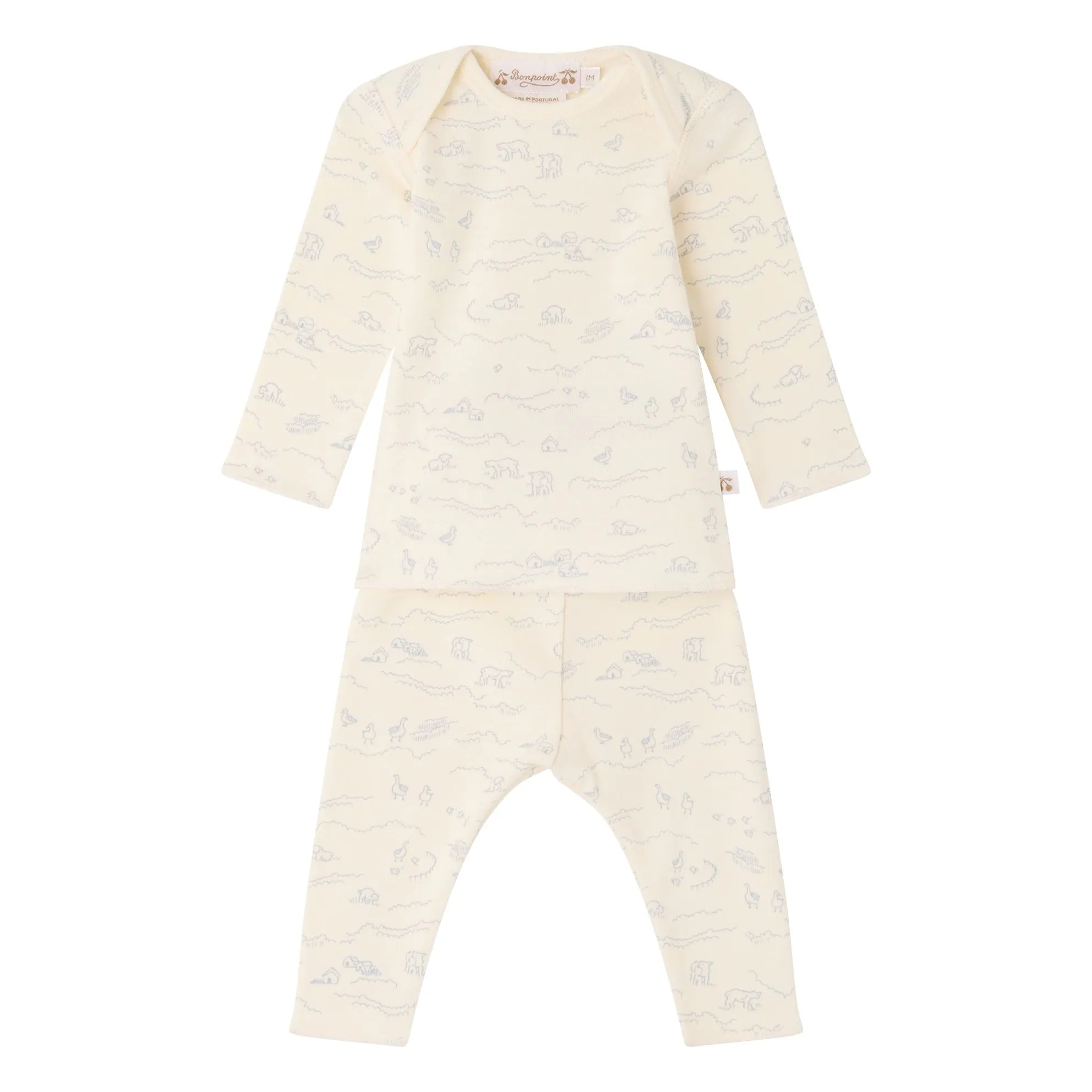 Bonpoint Natural Set Timi La Ferme Organic Cotton