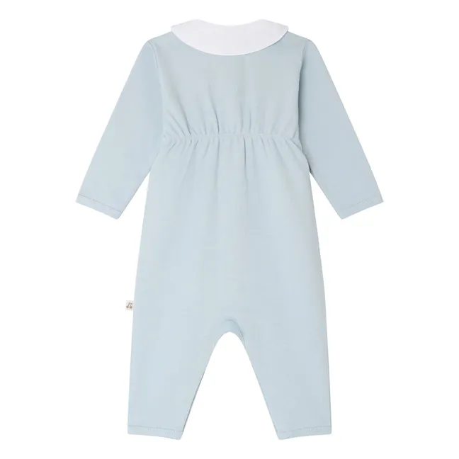 Anton Organic Cotton Pyjamas | Light blue