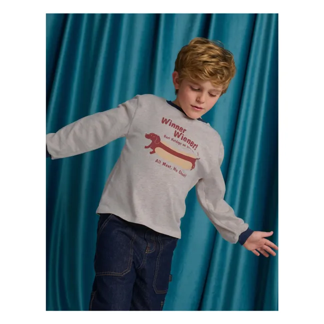 T-shirt Nino Winner Winner | Beige chiné