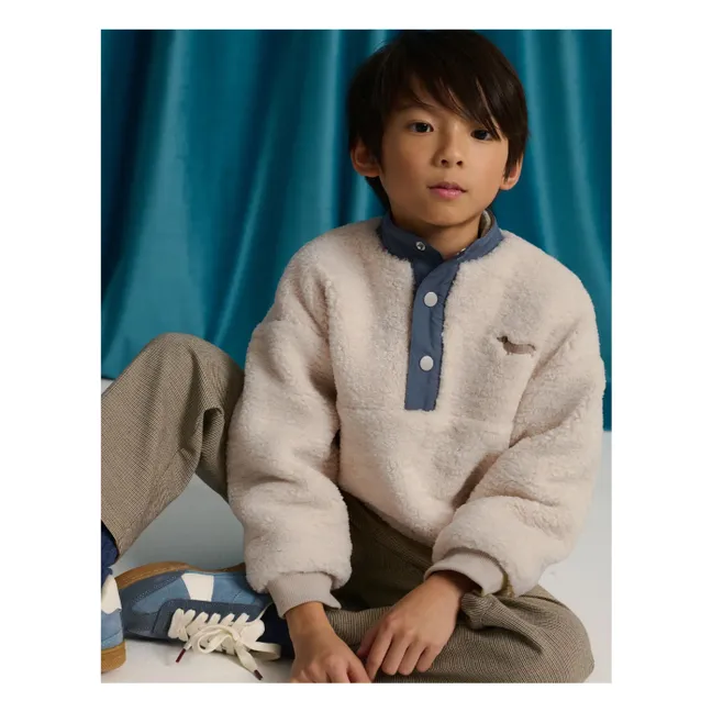 Sweat Façon Sherpa Nicky Chien | Ecru