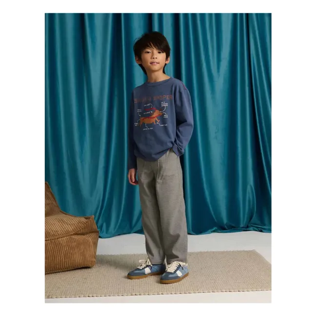 Pantalon Giorgio Pied-de-Poule | Brun