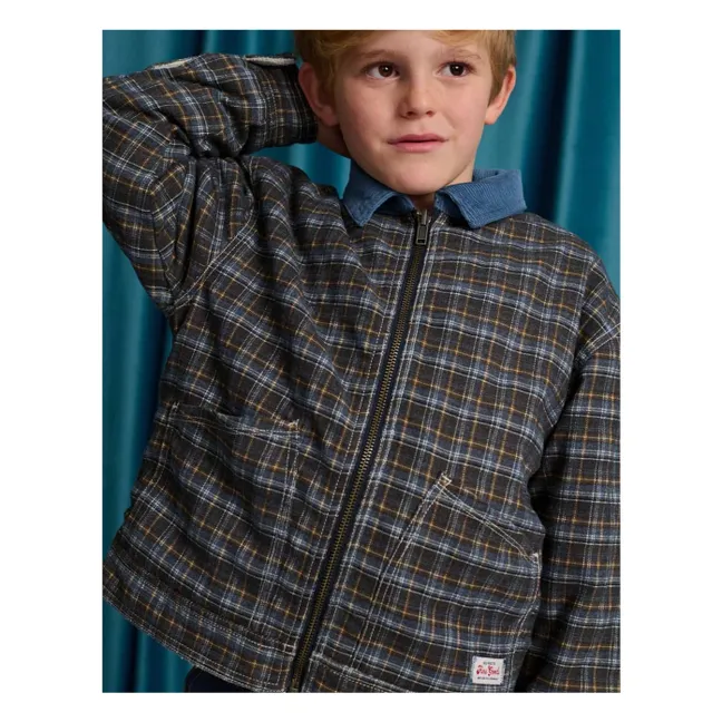 Veste Réversible Anthony Carreaux | Bleu