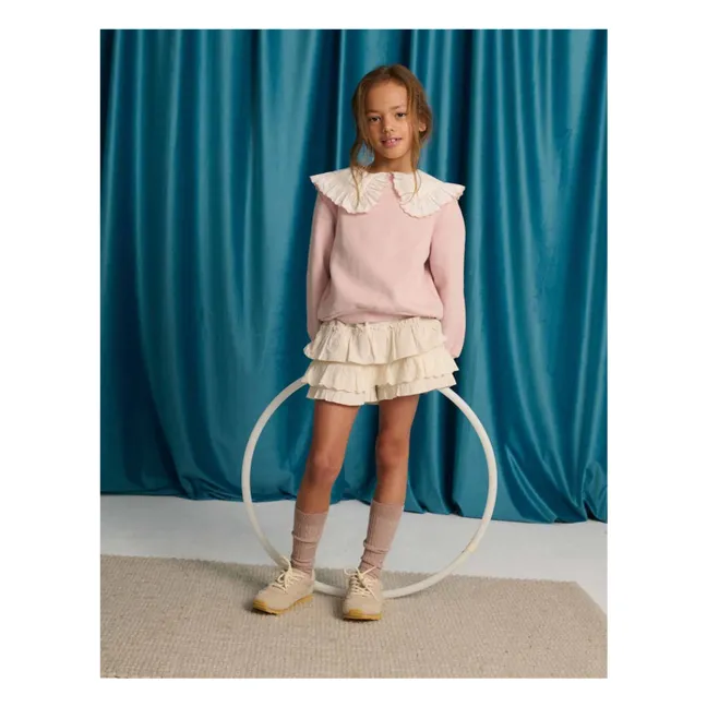Sweat Col Amovible Benedicta | Rose