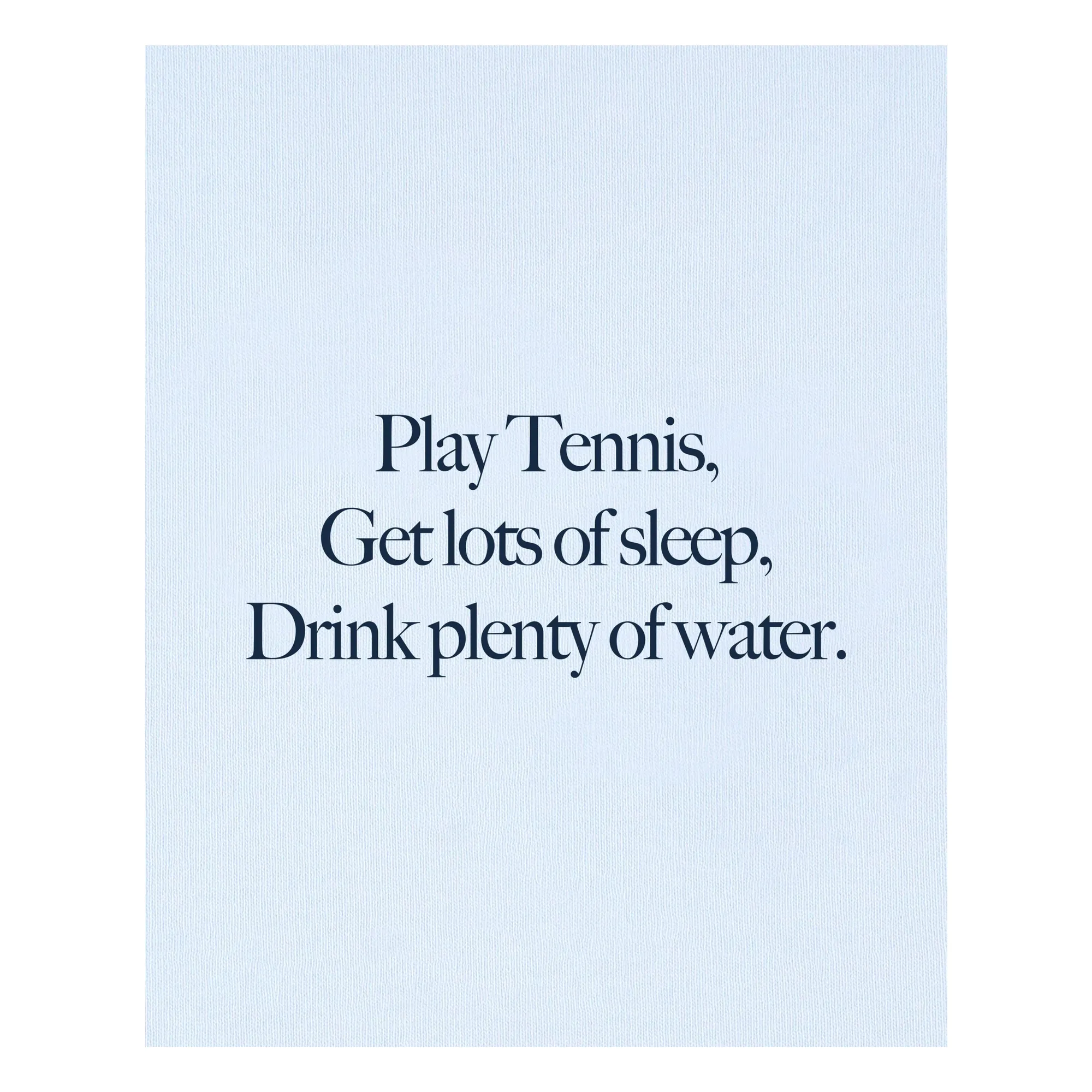 T-shirt Play Tennis Coton Recyclé | Bleu ciel- Image produit n°3