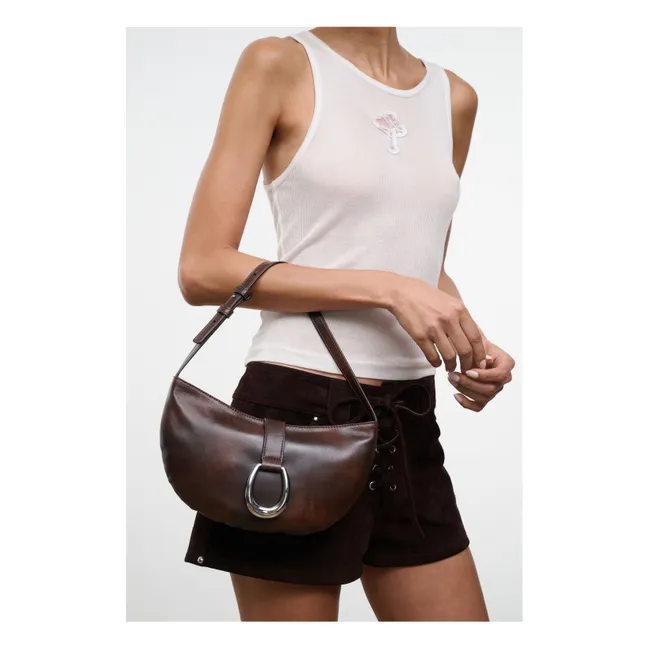 Sac Harlow Crescent Cuir | Café