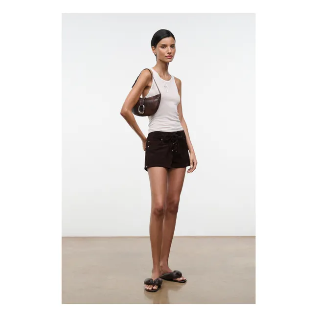 Sac Harlow Crescent Cuir | Café