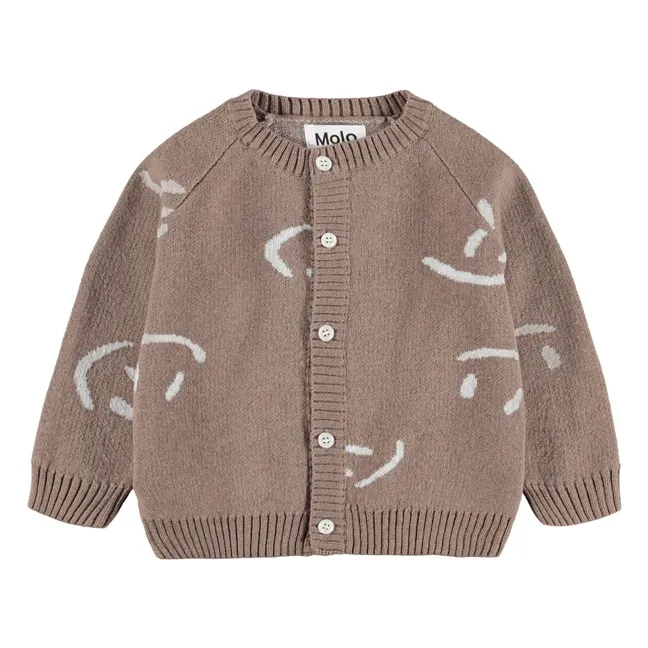 Gilet Bobi Smileys  | Taupe