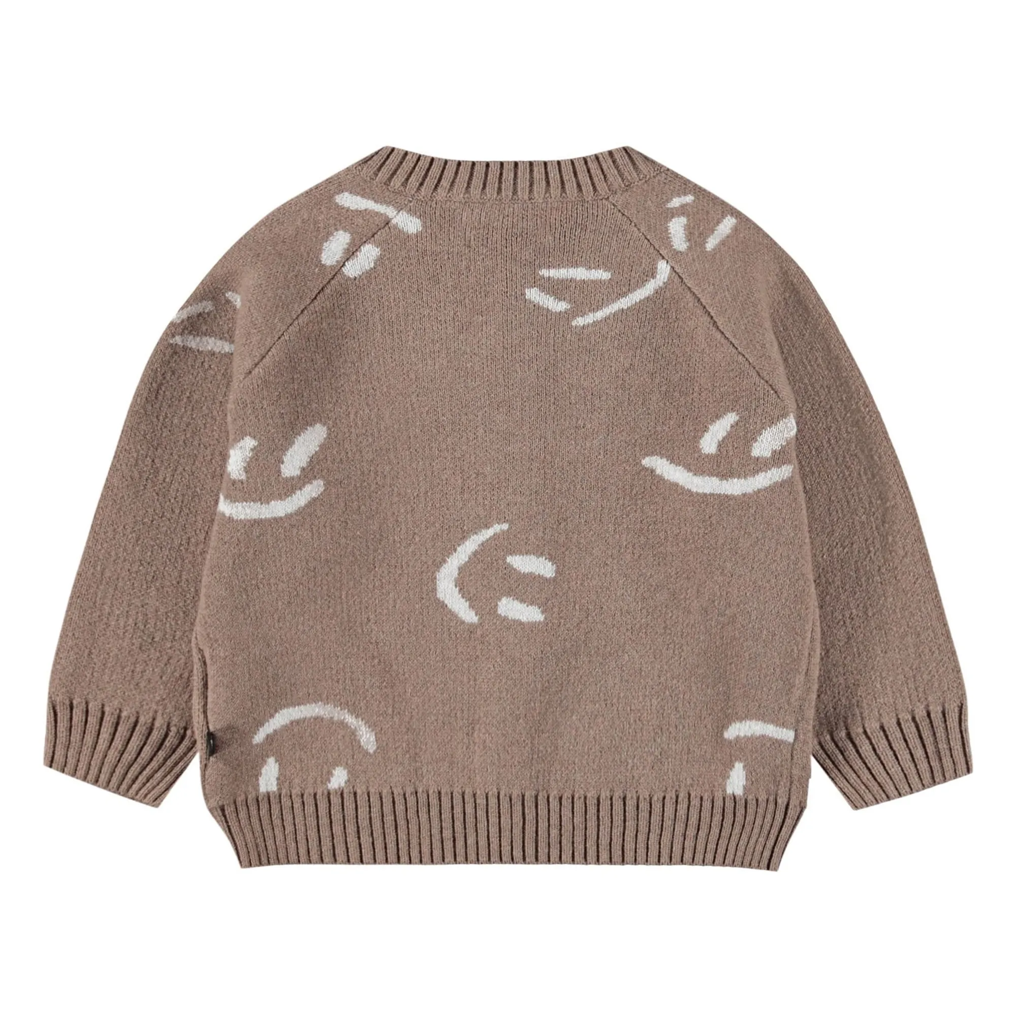 Gilet Bobi Smileys  | Taupe- Image produit n°1