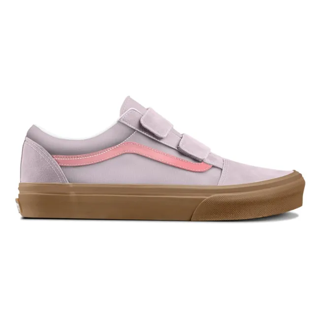 Baskets Scratchs Old Skool V Gum Shiny | Rose pâle