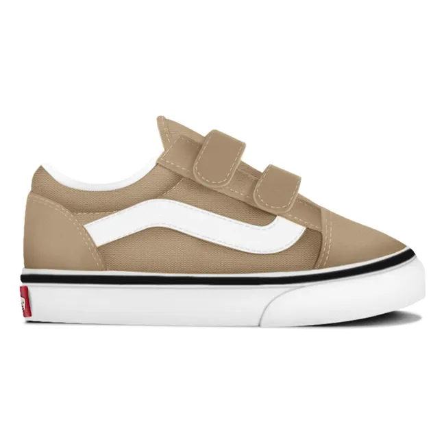 Baskets Scratchs Old Skool V Color Theory | Beige