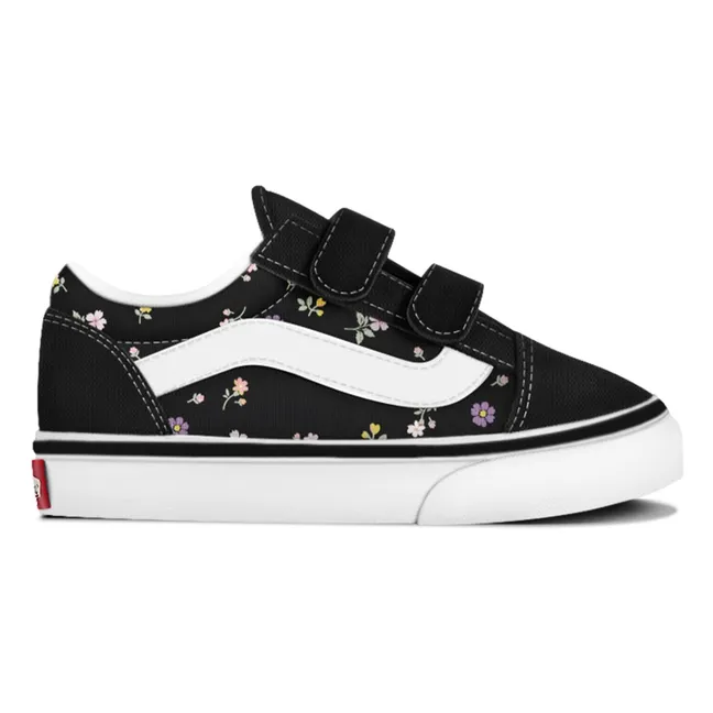 Baskets Scratchs Old Skool V Ditsy Floral | Noir