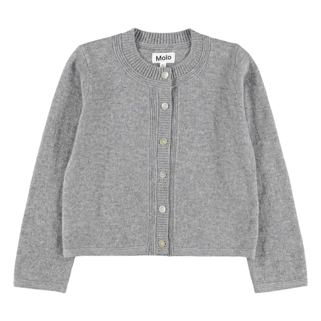 Giovanna Wool cardigan | Grey