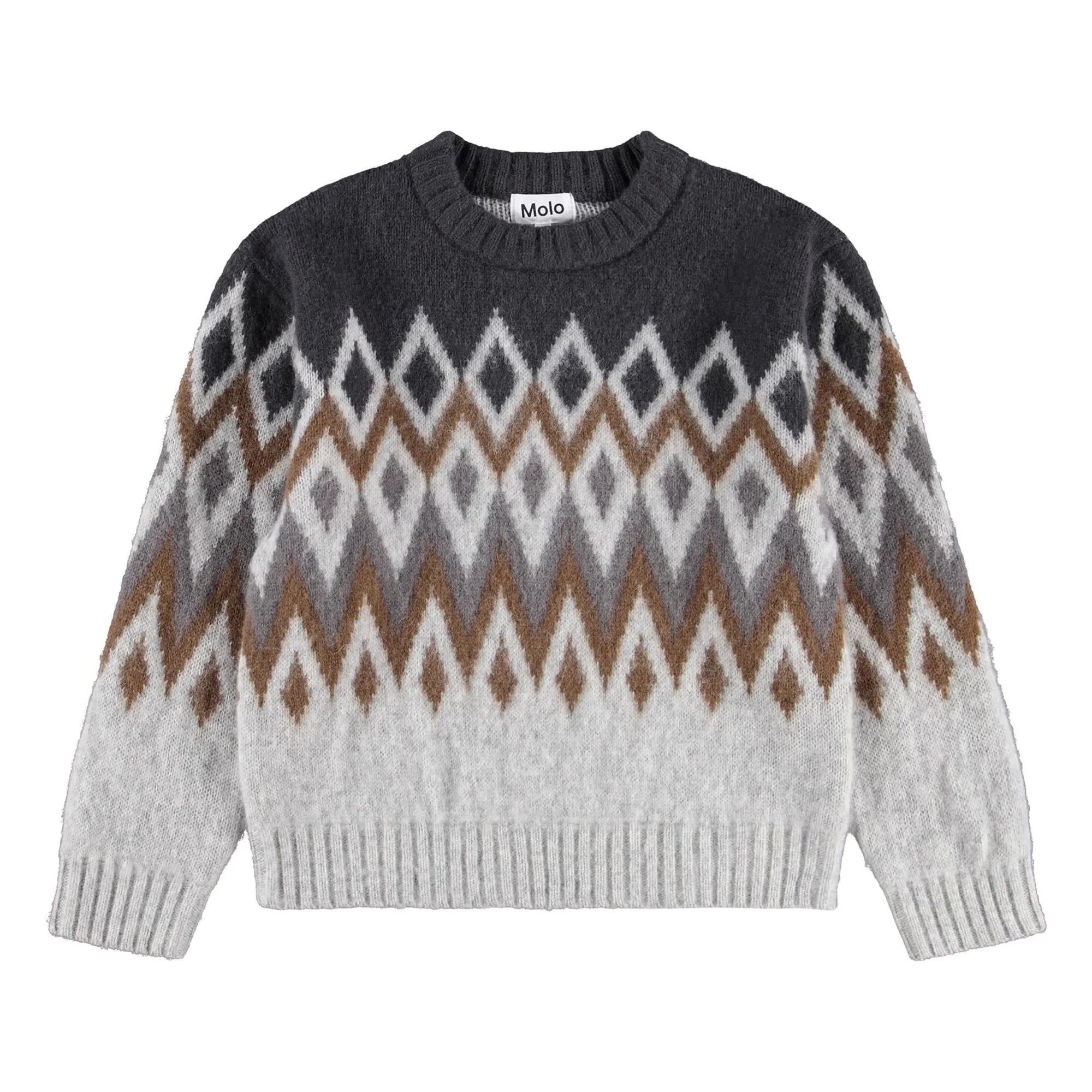 Pull Baes Nordic Laine | Gris- Image produit n°0