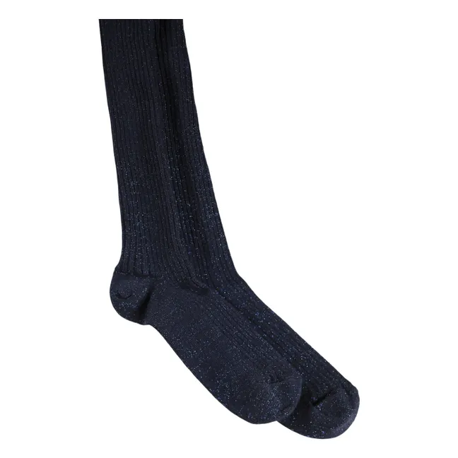 Collants Pailletés | Bleu marine