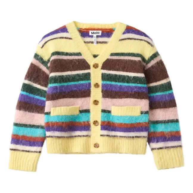 Gilet Bruttus Rayé | Jaune